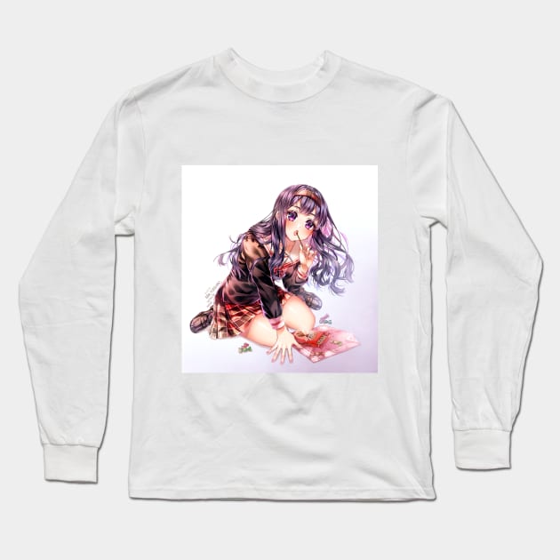 Pocki girl Long Sleeve T-Shirt by Kira Yukishiro